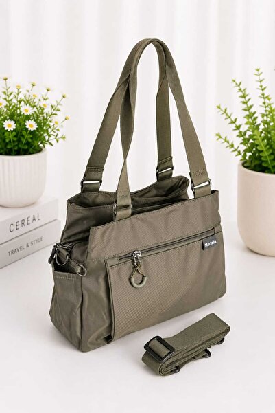 Vona Bags حقيبة كتف مارتيلا من القماش الدقيق