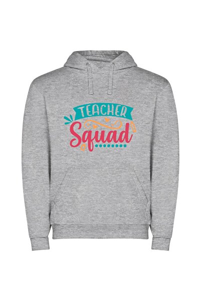 iLovePrints Teacher Squad: Adobe Deliciousness! Φούτερ με κουκούλα σε χρώμα Γκρι