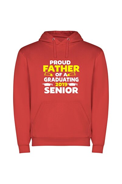 iLovePrints Daddy 2019: Futuristic Fatherly Figure Φούτερ με κουκούλα σε χρώμ...