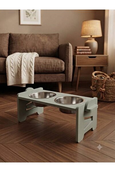 MTŞB Açı Ve Yükseklik Ayarlı Ergonomik Kedi Mama kabı- Köpek Mama Kabı Ayarla...