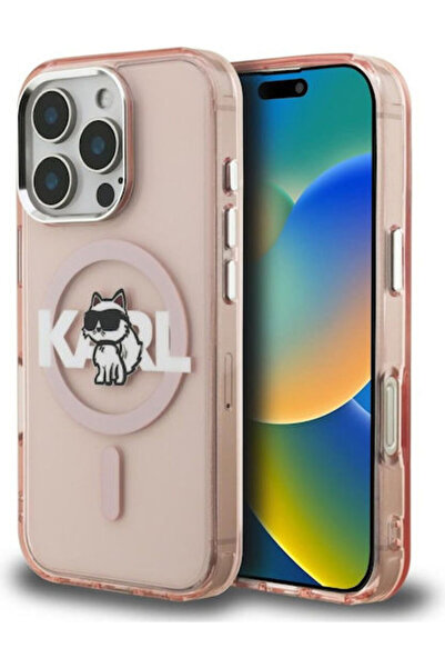 Karl Lagerfeld Θήκη Iml Choupette Σχέδιο Λογότυπου Magsafe Iphone 16 Pro Max ...
