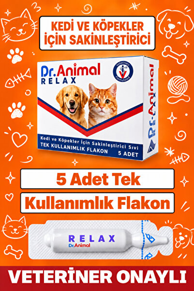 Dr. Animal Kedi Sakinleştirici | Köpek Sakinleştirici | Relax | 5 Adet