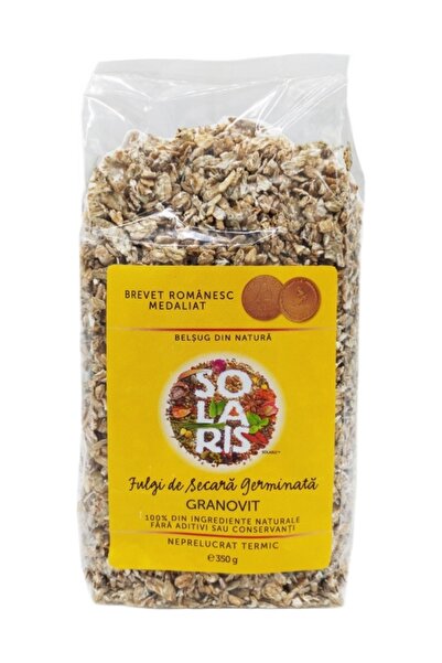 Solaris Plant Fulgi de Secara germinata Granovit neprelucrati termic, fara za...