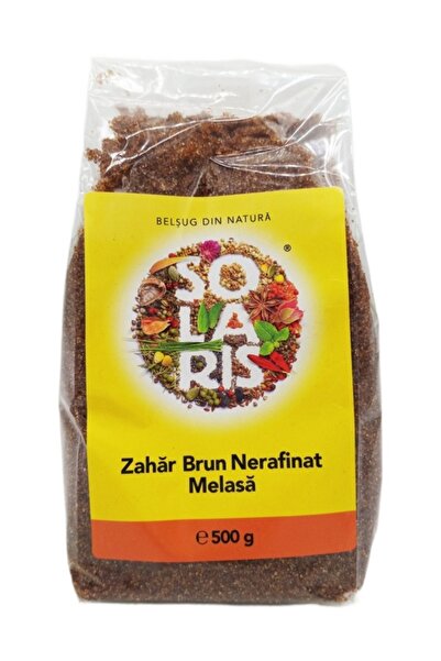 Solaris Plant Zahar brun din Melasa nerafinata de trestie, fara aditivi sau c...