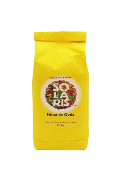 Solaris Plant Faina de Ovaz macinat lent pe moara traditionala cu pietre, far...