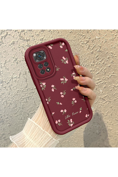 quırkshıeld Redmi Note 11/Note 11S Uyumlu Yüksek kaliteli çiçek desenli kılıf...