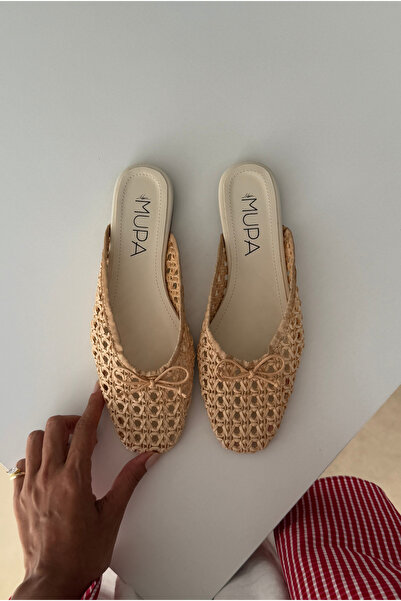 Mupa Shoes Kadın Terlik BEJ