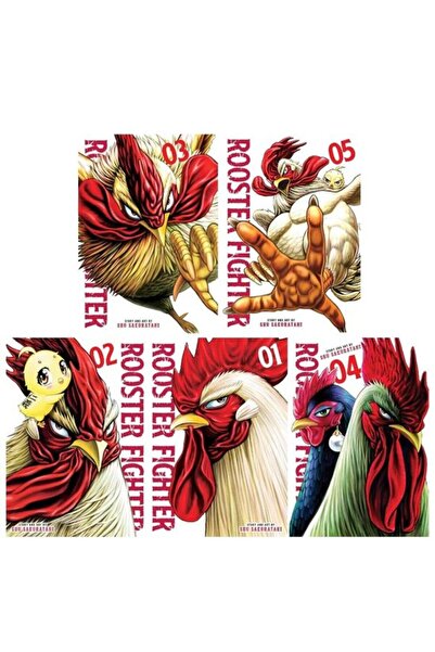 Viz Media Rooster Fighter 5 Books Collection Set, Syu Sakuratani