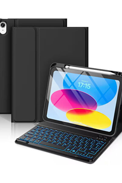 vienod Θήκη ασύρματου πληκτρολογίου για tablet, iPad 11 (A16) 2025/10 2022, V...