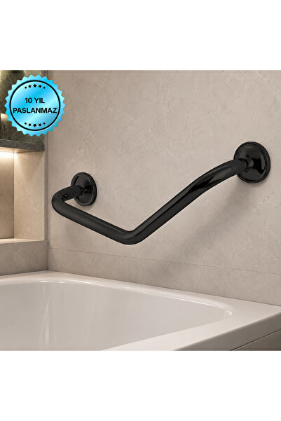ÇELİK BANYO 30-018 Mat Siyah Küvet Tutamağı 40 CM