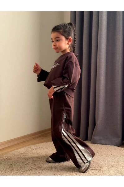 GREYFURTKİDS Spanish-Style Pants and Sleeves with Zipper Adjustable Strip Det...