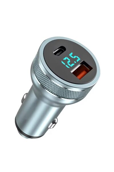 Siegbert Incarcator auto Siegbert, Quick Charge, corp aliaj aluminiu, indicat...
