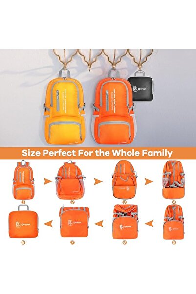 ZOMAKE Lightweight Foldable Backpack - Packable Foldable Rucksack 35L Packabl...