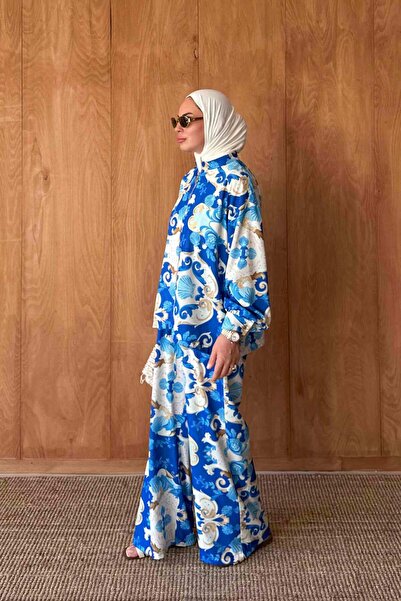 Melike Tatar طقم بسحاب مزخرف 32-2935-2