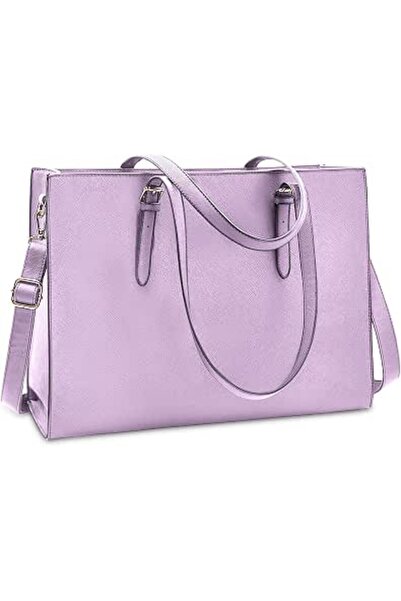 NUBILY Laptop Bag for Women Waterproof Lightweight Leather 15.6 Inch Computer...