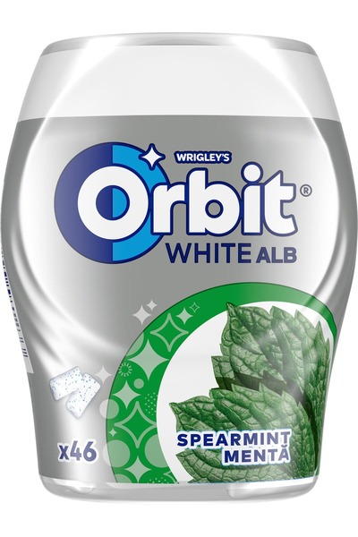OEM White Spearmint chewing gum, sugar-free, 64 g