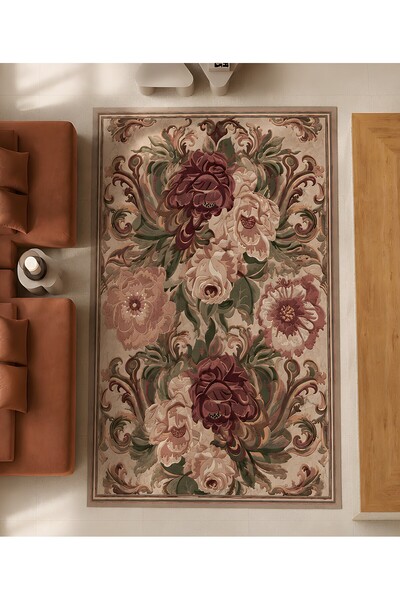 Rugs Modern Halı SDT Karışık Desenli Modern Dokuma Taban Dekoratif Halı sdtam...