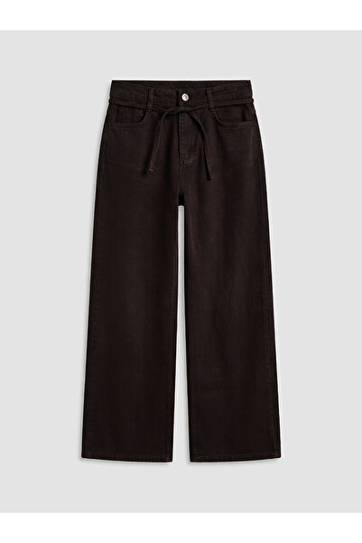 LC Waikiki Ozmarka New Season Wideleg Girls' Gabardine Pants