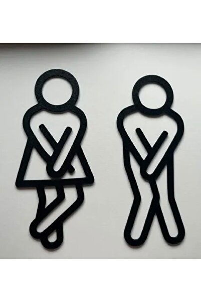 STRAWLİN MAISON Toilet Signage Fun Decoration