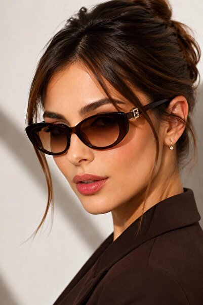 LUPİX Kadın Güneş Gözlüğü | UV400 Korumalı Oval Vintage Tasarım