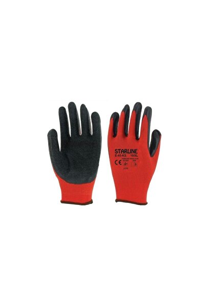 CATEKSSS Dalgalı Lateks Eldiven E-45-ks Xl/10