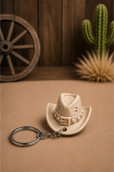 Generic Brand Cowboy Hat Keychain - Cowboy Western Hat Keychain Charm
