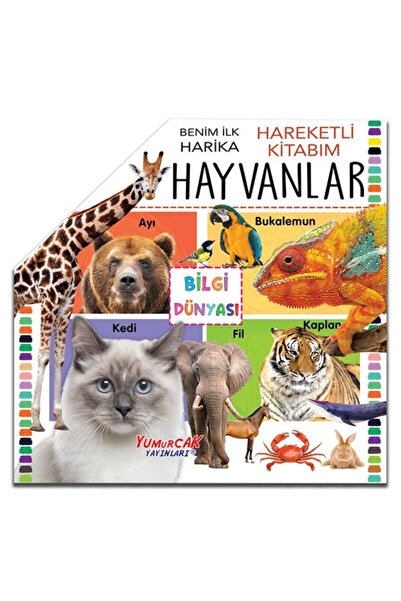 Yumurcak Yayınları My First Moving Book Animals