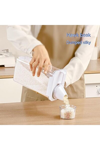 GENERAL Glass Food Storage with Airtight Lid, Large Kitchen Canisters, Clear ...