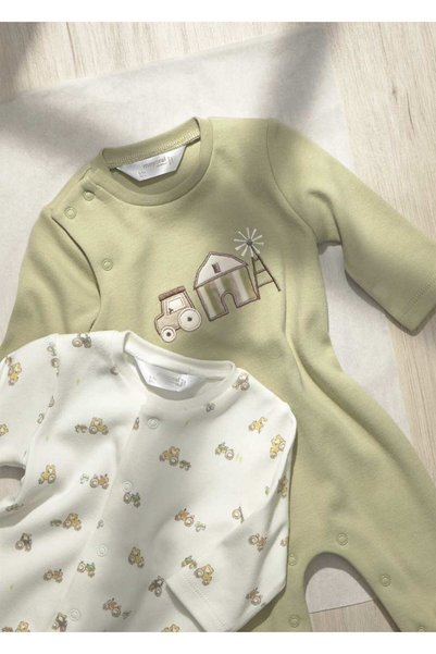 MAYORAL Newborn Baby 2-Piece Jumpsuit