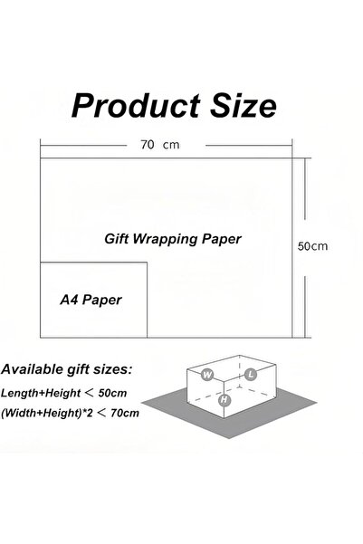 Tazweeq Gift Wrapping Paper, 6 Pack Birthday Wrapping Paper Roll Set, Gift Wr...