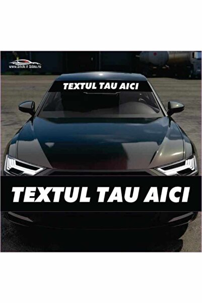 StickITsibiu Parasolar Personalizat - Stickere Auto | Rezistent Apă + UV