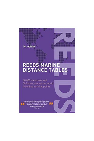 Generic (Unbranded) Tabeluri de distanțe marine Reeds, ediția a 16-a
