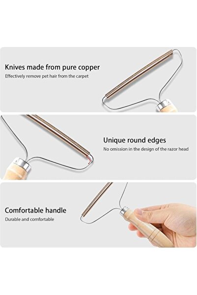 KASTWAVE 5 Pcs Pet Hair Remover Set, Portable, Reusable Dog and Cat Fur Remov...