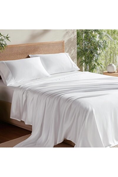 BEDSURE King Size Sheet Set, Cooling Sheets, Rayon Derived from Bamboo, Deep ...