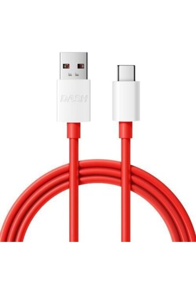 Oneplus Γνήσιο Καλώδιο USB 2.0 USB-A σε USB-C Κόκκινο 1m 235390 (Bulk)