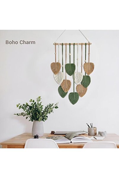 GENERAL Boho Wall Decor Macrame Wall Hanging, Handmade Cotton Rope Tapestry w...