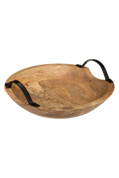Atmosphera Bol  "Wild " - Lemn de mango, D.30 cm