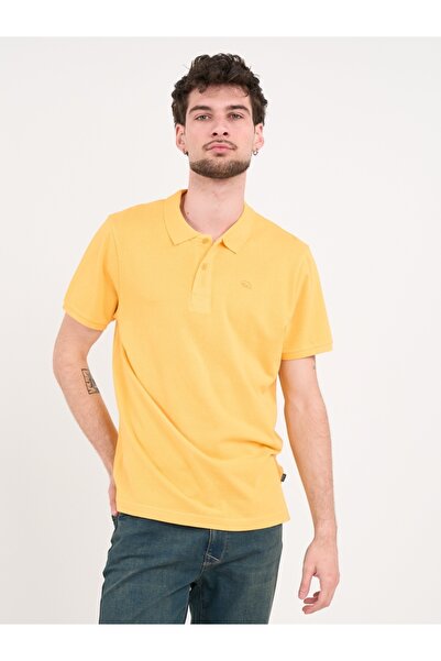 Timeout - Tricou barbat polo de culoare uniforma cu logo