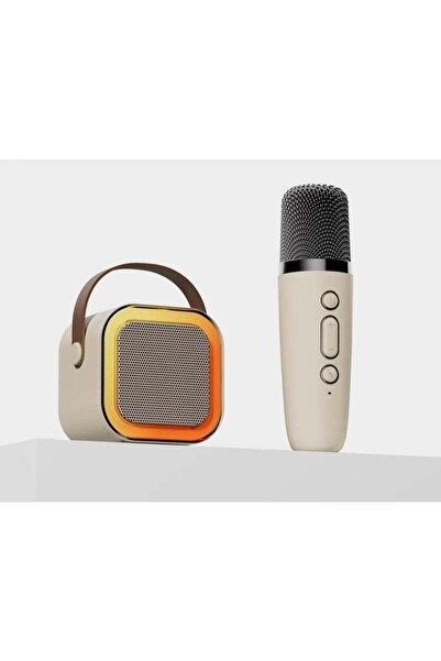 HXD Zoomlion K12 Mini Karaoke Machine with Wireless Microphone, Portable Blue...