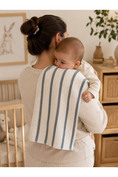 HEİANMONO Shoulder Cloth 100% Cotton Muslin 2-Pack (25X40 cm)