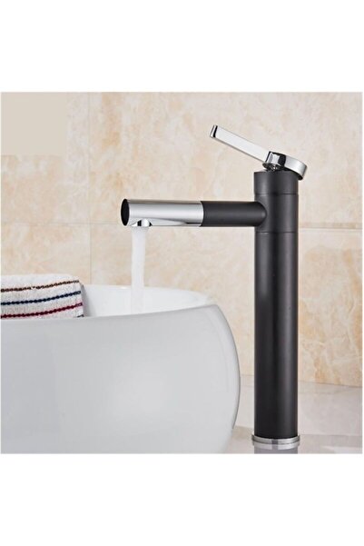 STARSTAR Minimalist modern black cylindrical bathroom sink faucet, basin mixe...