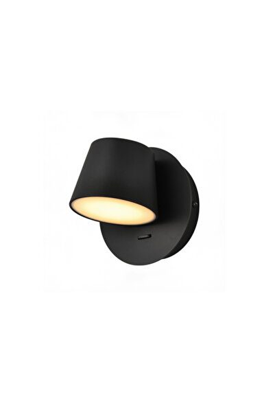 ٍSiera Light مصباح حائط حديث متحرك أسود اللون بتقنية LED بقوة 6 واط 6698-6