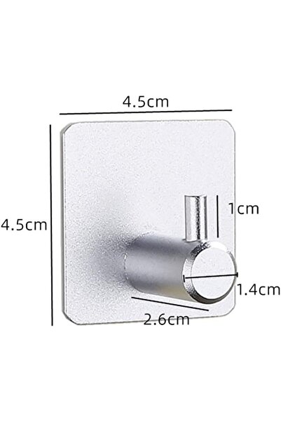 STARSTAR A set of 4 adhesive towel bar hooks, no drilling required, wall hook...