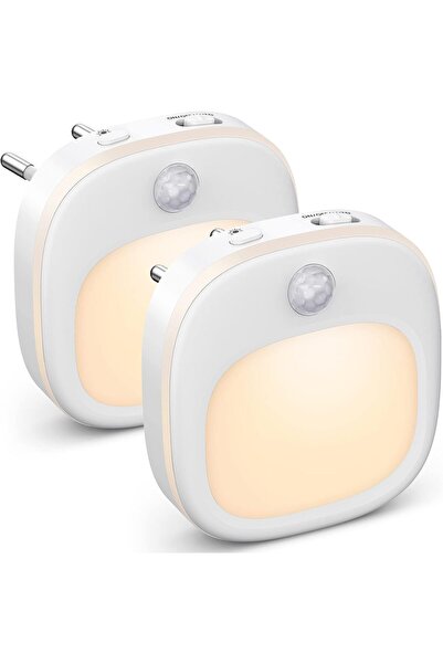 STARSTAR Baby Night Light, [2-Piece] Motion Sensor Night Light, 3 Color Tempe...