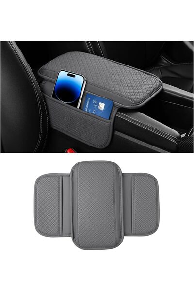 STARSTAR Car Center Console Cover Vehicle Armrest 2 Storage Pockets Interior ...