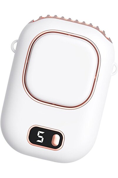 STARSTAR Portable waist-mounted fan, USB rechargeable, 3 cooling modes, suita...