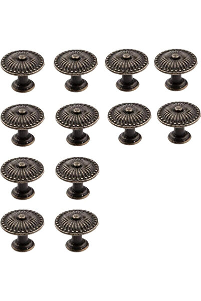 STARSTAR 12 Cabinet Handles Bronze Vintage Style For Dressing Tables Drawers ...