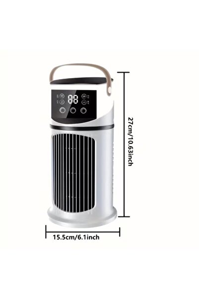 STARSTAR Mini air cooler - 6 fan speeds, USB port, water tank, timer, suitabl...
