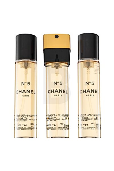 Chanel Nr. 5 – Rezervă Eau de Toilette pentru Femei, 3 x 20 ml