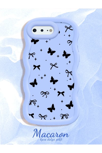 CHICASELUX iPhone 7 Plus/8 Plus Compatible Slim Butterfly Bow Printed Soft St...